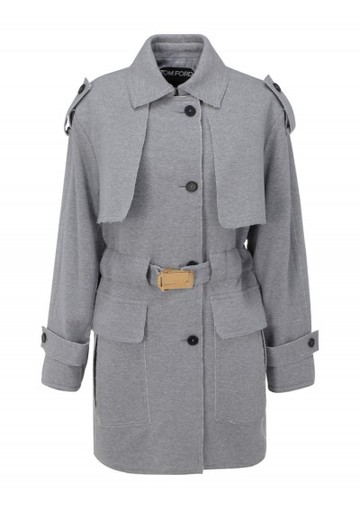 Tom Ford - Cut And Sewn Jacket - Womens - Grey