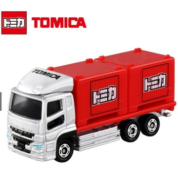 【美國媽咪】日本正版 TOMICA 多美小車 三菱 Fuso NO.85 貨櫃車 號車 福壽 多美 小車