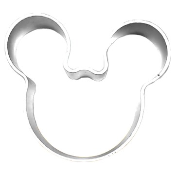 TRIARROW 三箭牌 鳳梨酥模 熊頭 10個 鋁合金 (陽極處理) 4.8x5.4x1.7cm  銀色  1組