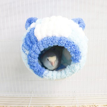 熊熊造型吊掛窩  藍色  1個
