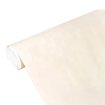 仿真木紋自黏防水壁紙 日式麻布紋 適用於客廳、房間、廁所、家具表面翻新  300 x 60cm  珠光米白  1捲