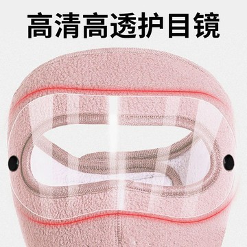 台灣出貨 冬季保暖面罩 護目防風面罩 防塵面罩 護目口罩 加絨加厚 可拆卸護目鏡 男女同款 騎行 防寒 防凍 護耳面罩