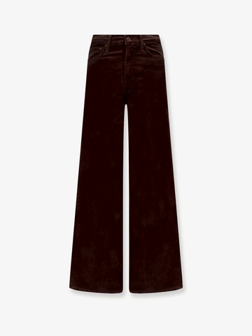 Corduroy trouser with logo print - MOTHER - gender_Woman