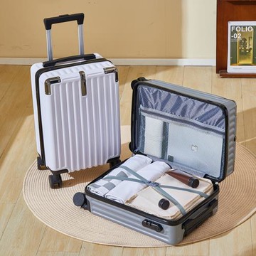 18寸小型密碼旅行箱男女輕便行李箱登機箱萬向輪拉桿箱可愛小皮箱