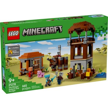 [樂享積木] LEGO 21278 劫掠者前哨和劫毀獸 Minecraft系列