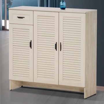 文創集 蓋曼4尺鋁門單抽低鞋櫃-120x40x119cm免組