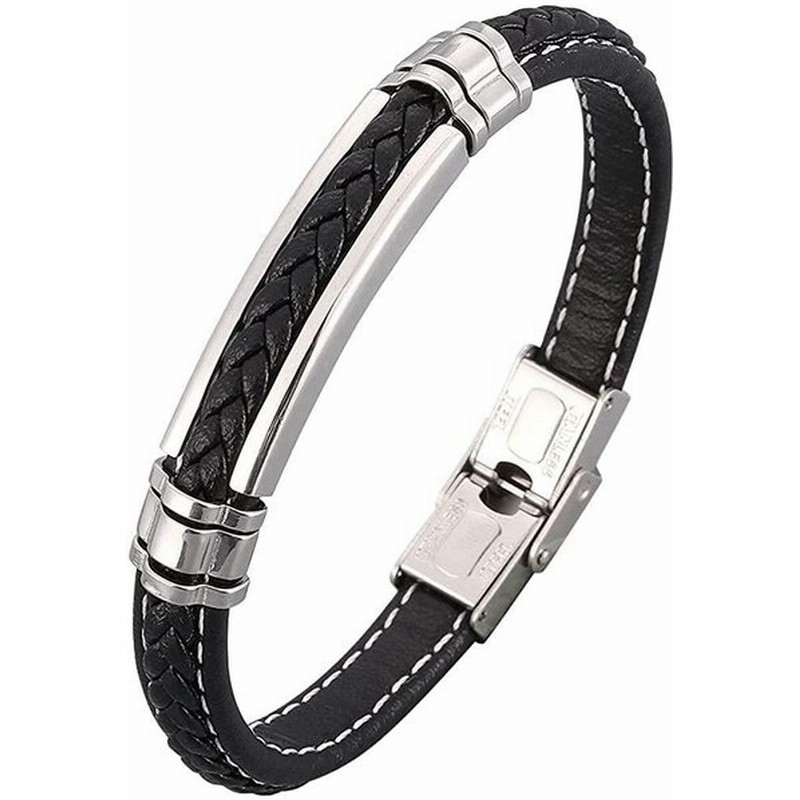 Aiks ブレスレット メンズ バングル 革 レザー シンプル ブレスレット おしゃれ シルバー 腕輪 カッコいい プレゼント 成人式 ファッション 通販 Lineポイント最大0 5 Get Lineショッピング