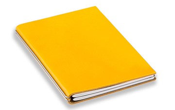 尺寸A6 |拆換皮革手帳|黃-雙軌| x47