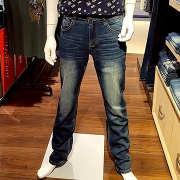 BIG TRAIN彈性刷色水洗小直 ZM7030-78