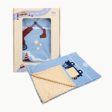 【麗嬰房les enphants】交通大冒險魔豆豆毯(厚/薄) | 新生禮盒 彌月禮盒 包包裝 寶寶服飾 寶寶禮盒