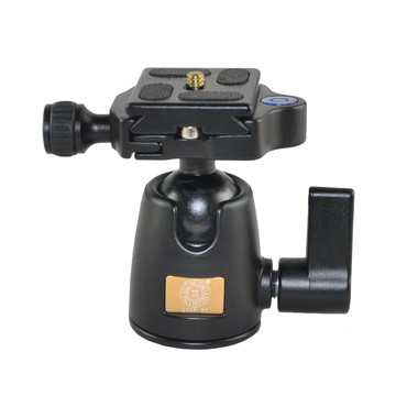 輕裝時代Q01A三腳架阻尼球形云臺鋁合金單反相機支架球臺 1/4接口1入