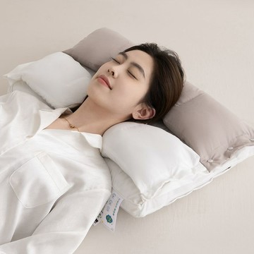 📣爆款推薦📣枕芯枕頭護頸椎助睡眠可拆分三芯一體枕牽引枕護頸親膚通用 MFMM