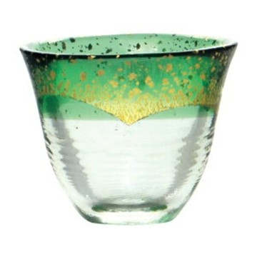 ToyoSasaki｜金箔綠燒酒杯