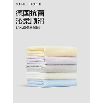 三利紗布浴巾家用純棉吸水女2025新款全棉夏季速干薄款男大人可裹