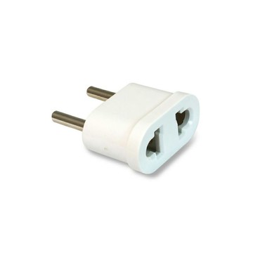 【聖岡科技Dr.AV】UTA-40C出國(歐規小圓4.0mm)轉換插頭(無法轉換電壓100V~240V適用 意/瑞士/西/俄/巴西/印/土耳其/埃及)