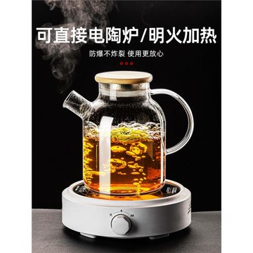 家用耐高溫冷水壺大容量玻璃涼水壺白開水杯客廳裝水扎壺茶壺套裝