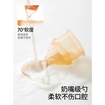 貝肽斯嬰兒米糊軟勺奶瓶擠壓式喂養硅膠寶寶輔食工具米粉喂食神器