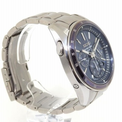 SEIKO セイコー ブライツ ソーラー電波 クロノグラフ メンズ