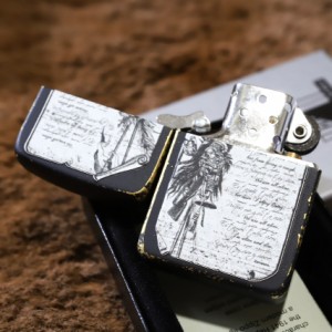 ZIPPO ゼロセン レター 1941 レプリカ ジッポー マットブラック 黒 USED加工 渋いジッポー 格好いい おしゃれ TEAM XEROSEN 最高 カッコ