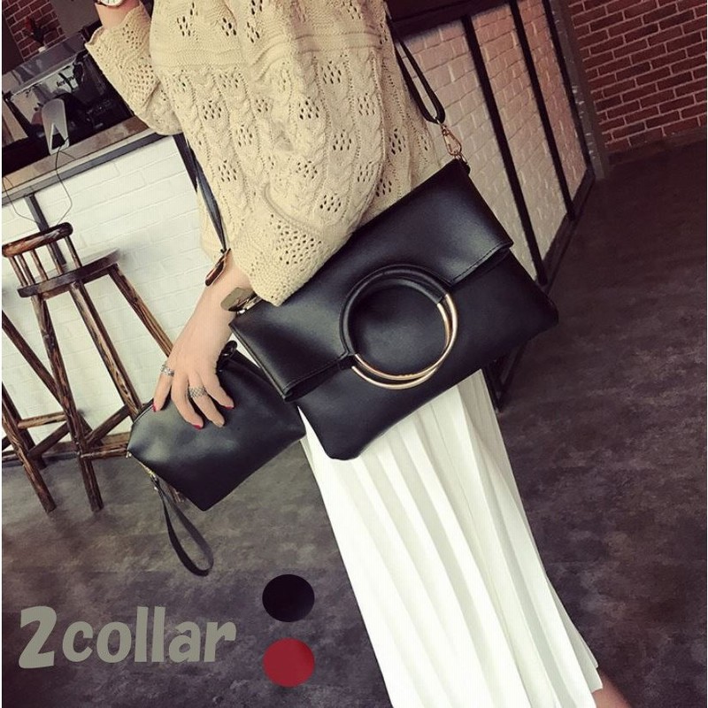 ショルダーバッグ レディース おしゃれ 人気 2wayバッグ ショルダー付 ポーチ付 2セット お得 可愛い トレンド 秋 冬 通販 Lineポイント最大0 5 Get Lineショッピング