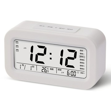 小麥購物 新升級智能鬧鐘  白色