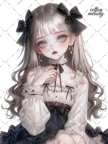original sticker no.1245 人物貼紙 原創貼紙 人物貼紙 女孩貼紙 原創人物貼紙