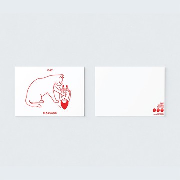 CAT MESSAGE 明信片