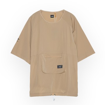 5th STREET｜山形｜中性｜收納吸排短袖T恤｜卡其