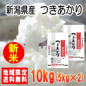 令和5年産新潟県産つきあかり10kg（5kg×2）※北海道・九州・沖縄は別途送料かかります。米　10キロ　送料無料