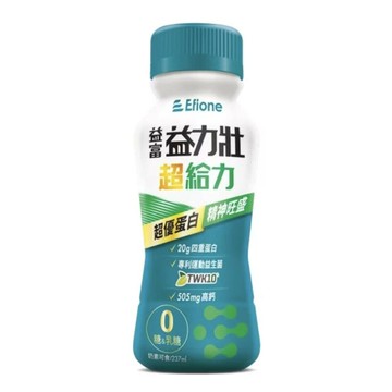 【免運優惠】益富 益力壯 超給力超優蛋白 237mlX24罐/箱 (2027.05.02)