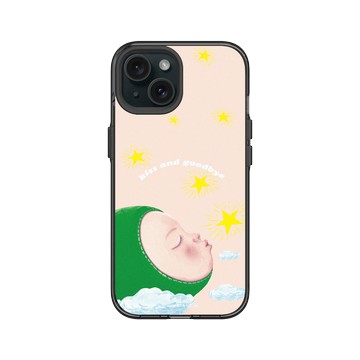 iPhone 15 Clear 酷墨灰 - 幾米 Jimmy Liao - 忘記親一下-Kiss & Goodbye