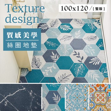 地毯/遊戲墊/腳踏墊 100x120cm 質感美學系列絲圈地墊 四款可選 dayneeds