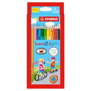 STABILO 思筆樂 Swans 油性色鉛筆 Set  13色  1組