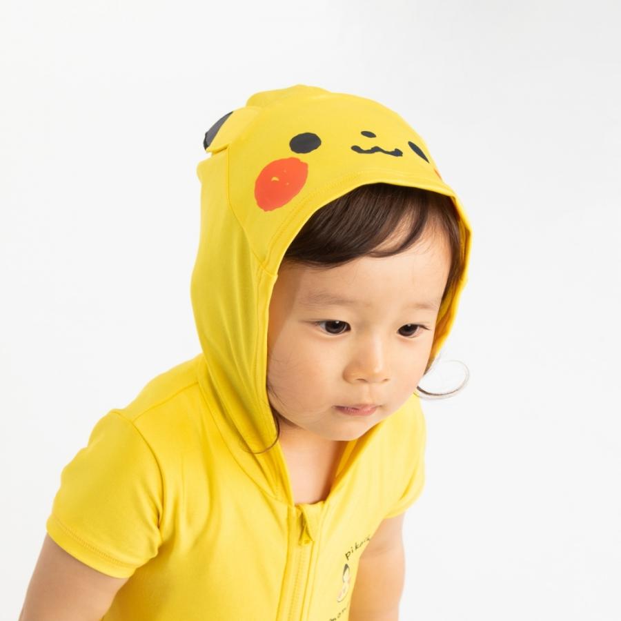 monpoke モンポケ ピカチュウ なりきりフード付き 水着(イエロー×80cm) 通販 LINEポイント最大0.5%GET LINEショッピング モンポケ水着80サイズ