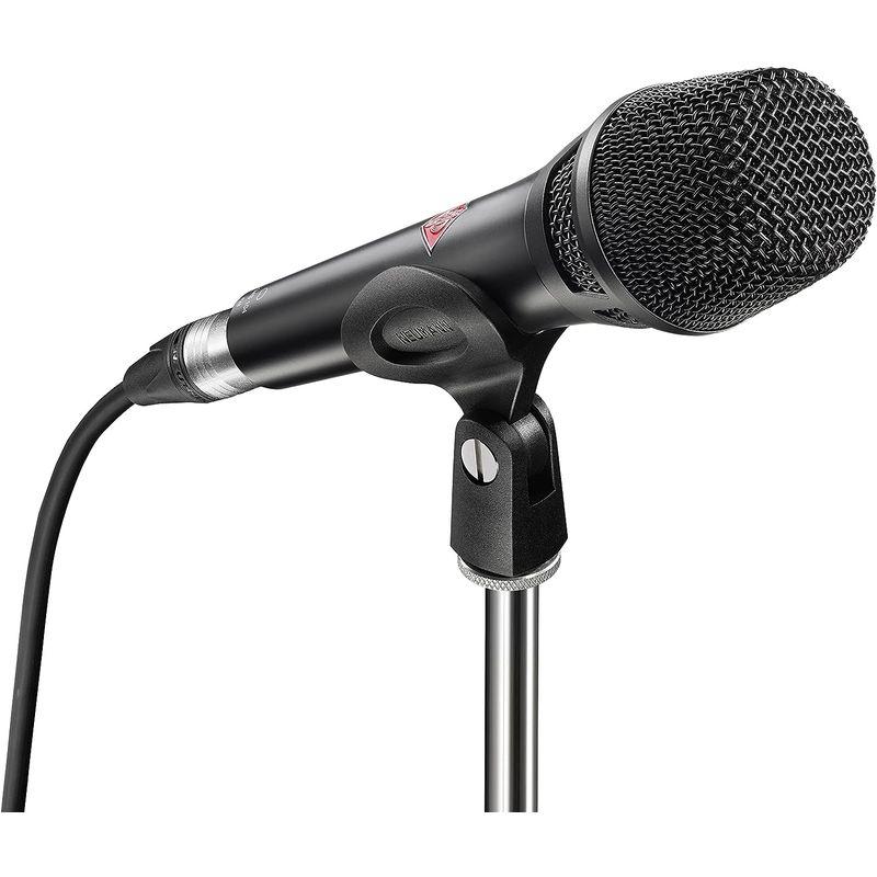 ステージ用ボーカルマイクロフォン Neumann ノイマン KMS 104 BK ハンドヘルド カーディオイド 黒 国内正規品 008549