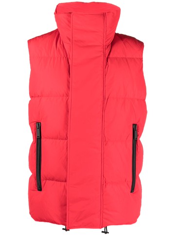 Dsquared2 - funnel-neck padded gilet - men - Polyester/Polyamide/Cotton/Down/Duck Feathers - 48