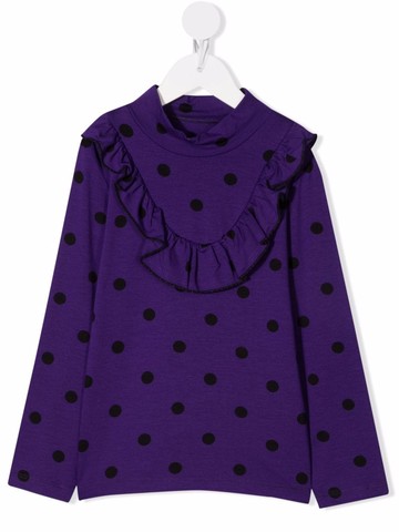 WAUW CAPOW by BANGBANG - Ally Dot T-shirt - kids - Viscose/Spandex/Elastane - 2 yrs - Purple