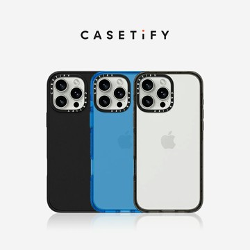 CASETiFY基礎款透明純色幻彩適用iPhone16ProMax16Pro手機殼