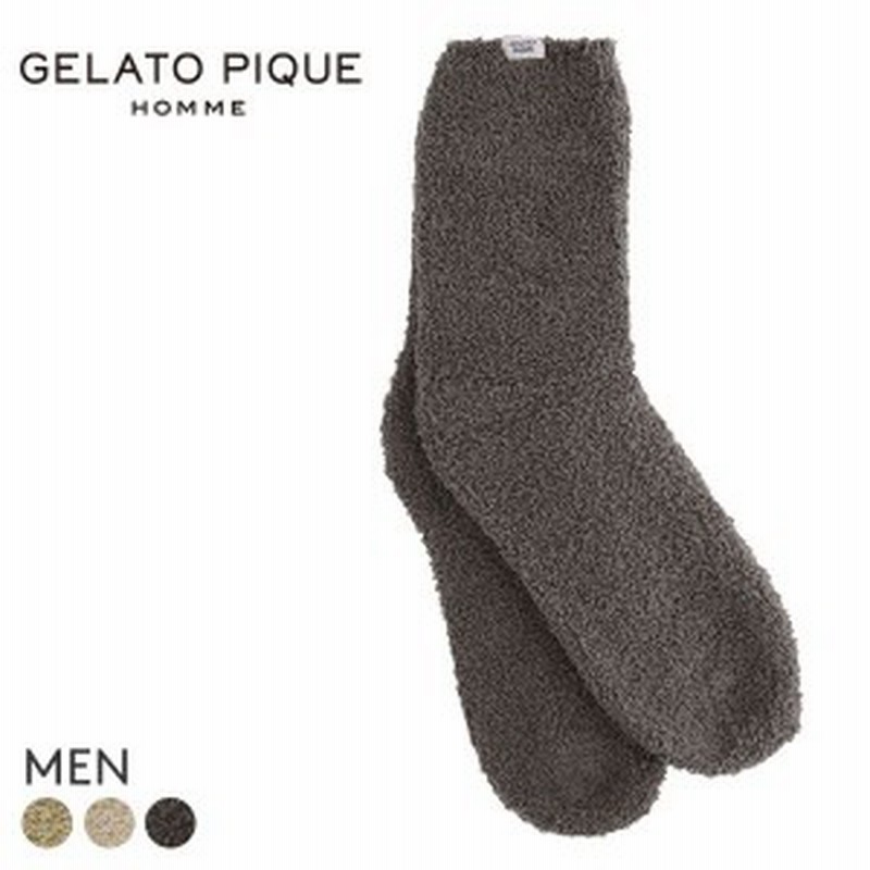 35 Off ジェラートピケ オム Gelato Pique Homme メンズ パウダー ソックス ジェラピケ パジャマ ルームウェア 通販 Lineポイント最大10 0 Get Lineショッピング