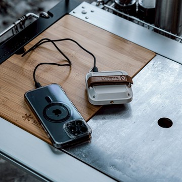 MINI 五面廣角行動電源LED燈 經典黑