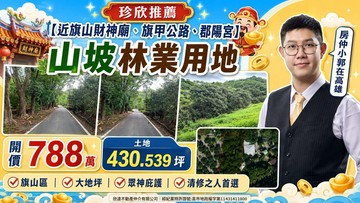 專【近旗山財神廟、旗甲公路、郡陽宮】山坡林業用地｜高雄市旗山區欉仔坑段