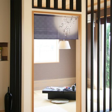 【預訂】日本製 宵櫻45cm短門簾