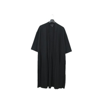 Back to Green-復古長袖洋裝 百摺簡約罩衫g-26//vintage dress