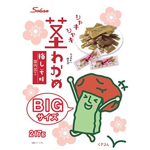 壮関 茎わかめ梅しそ味BIGサイズ 217g