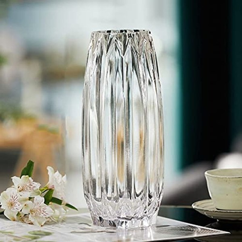ガラスの花瓶 大 おしゃれ 透明 30cm 花器 フラワーベース 大きな花瓶 ガラスベース ガラスボトル アレンジ インテリア 水栽培 生け 通販  LINEポイント最大0.5%GET | LINEショッピング