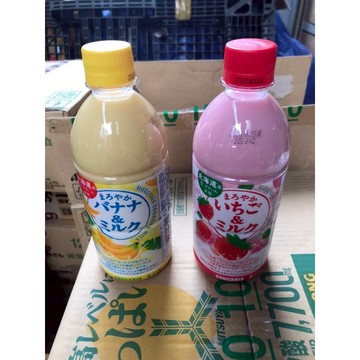 ~省錢叔叔二館~日本進口 SANGARIA 三加利 北海道乳源使用 香蕉牛奶 草莓牛奶 牛乳 瓶裝 500ml 香濃可口