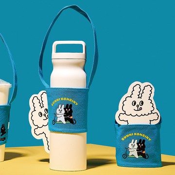 餅乾學院 x Bunni Konbiny 騎士俱樂部飲料提袋 附小卡