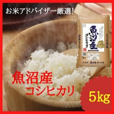 『お米アドバイザー厳選!』魚沼産コシヒカリ　精米5kg　全12回