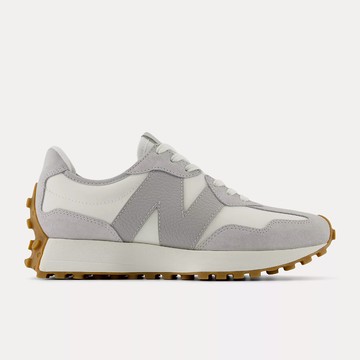 【NEW BALANCE】327系列 休閒鞋 女款 復古鞋 麂皮 休閒 穿搭 灰白 WS327NKC