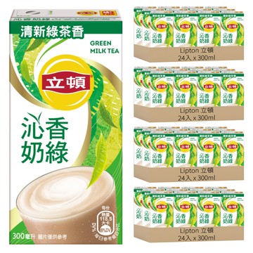 Lipton 立頓 沁香奶綠  300ml  96入